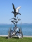 Preview: XXL Eagle sculpture iron garden